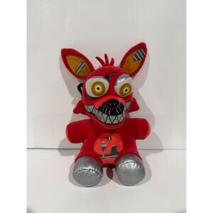 Funko Five Nights At Freddy's Foxy Nightmare Plush Stuffed Toy 9” 2016 Red FNAF